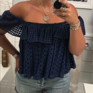 Rebecca Minkoff Celestine Off the Shoulder Top